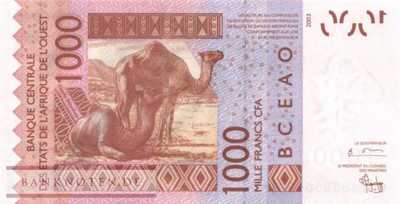 Togo - 1.000 Francs (#815Tb_UNC)