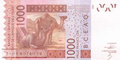 Togo - 1.000  Francs (#815Th_UNC)