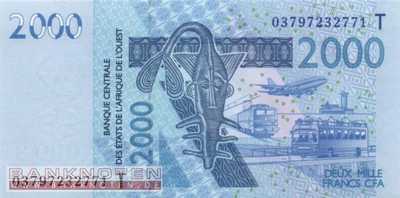 Togo - 2.000  Francs (#816Ta_UNC)