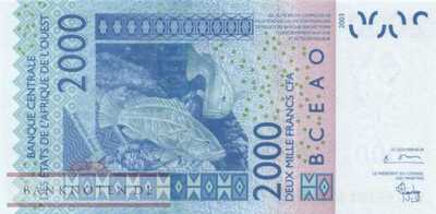 Togo - 2.000  Francs (#816Tb_UNC)