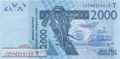 Togo - 2.000  Francs (#816Te_UNC)