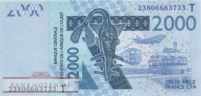 Togo - 2.000  Francs (#816Tw_UNC)