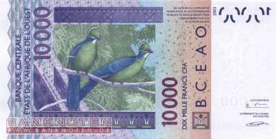Togo - 10.000  Francs (#818Tc_UNC)