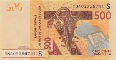Guinea-Bissau - 500  Francs (#919Sg_UNC)