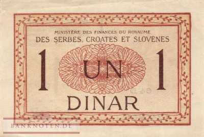 Yugoslavia - 1  Dinar (#012_XF)