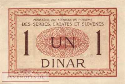 Jugoslawien - 1  Dinar (#012_XF)