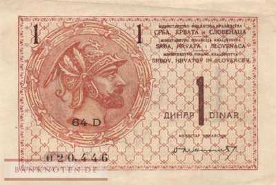 Yugoslavia - 1  Dinar (#012_XF)