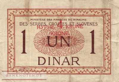 Yugoslavia - 4  Kronen on 1 Dinar (#015_F)