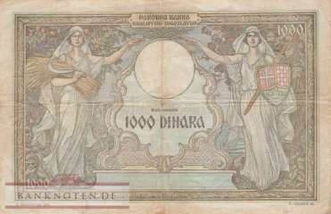 Yugoslavia - 1.000  Dinara (#029_VG)
