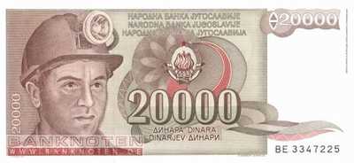 Yugoslavia - 20.000  Dinara (#095_UNC)