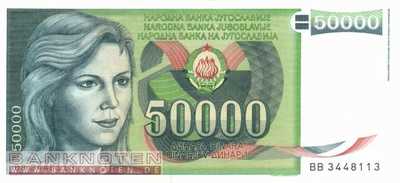 Jugoslawien - 50.000  Dinara (#096_UNC)