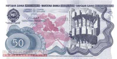 Yugoslavia - 50  Dinara (#101a_UNC)