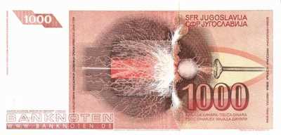 Yugoslavia - 1.000  Dinara (#107_UNC)