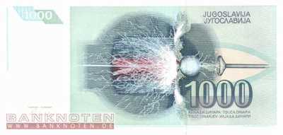 Jugoslawien - 1.000  Dinara (#110_UNC)