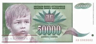 Jugoslawien - 50.000  Dinara (#117_UNC)