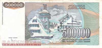 Jugoslawien - 500.000  Dinara (#119_F)