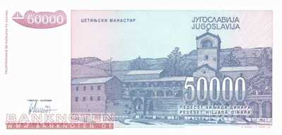 Yugoslavia - 50.000 Dinara (#130_UNC)