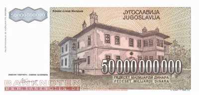 Yugoslavia - 50 Billion Dinara (#136_UNC)