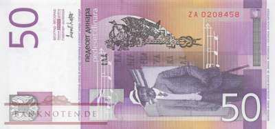 Jugoslawien - 50  Dinara - Ersatzbanknote (#155R_UNC)