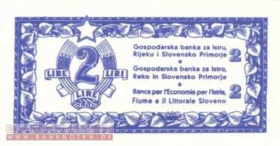 Yugoslavia - 2  Lira - Reprint (#R001A_UNC)