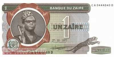 Zaire - 1  Zaire (#018b_UNC)