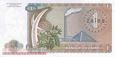 Zaire - 1  Zaire (#019b-81_UNC)
