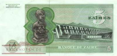 Zaire - 5 Zaires (#021b_XF)