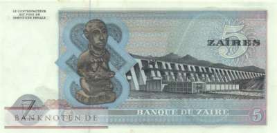 Zaire - 5  Zaires (#022a_AU)