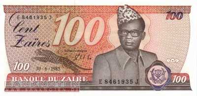 Zaire - 100  Zaires (#029b_UNC)