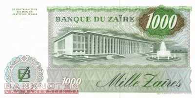 Zaire - 1.000  Zaires (#031a_UNC)