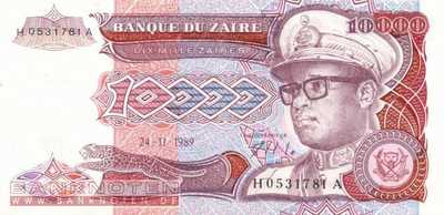 Zaire - 10.000  Zaires - Falschgeld (#038aF_XF)