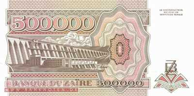 Zaire - 500.000  Zaires (#043a_UNC)