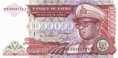 Zaire - 1 Million Zaires (#045b-9305_UNC)