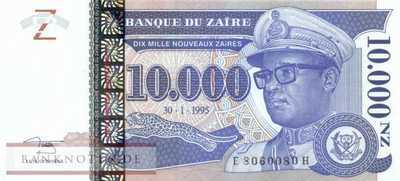 Zaire - 10.000 Nouveaux Zaires (#071_UNC)