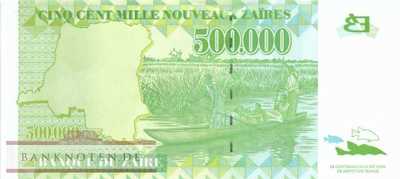 Zaire - 500.000  Nouveaux Zaires (#078a_UNC)