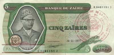 Zaire - 5  Zaires (#R03c-S1_VF)