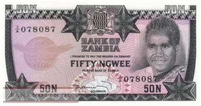Zambia - 50  Ngwee (#014a_UNC)