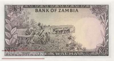 Sambia - 1  Kwacha (#019a_UNC)