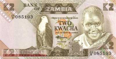 Zambia - 2  Kwacha (#024c-1_UNC)