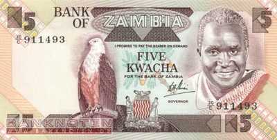 Sambia - 5  Kwacha (#025c_UNC)