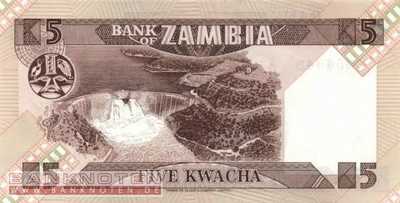 Zambia - 5  Kwacha (#025d_UNC)