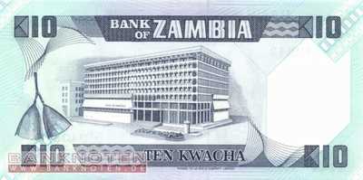 Zambia - 10 Kwacha (#026e_UNC)