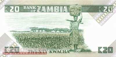Sambia - 20  Kwacha (#027e_UNC)