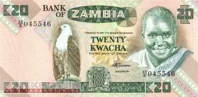 Sambia - 20  Kwacha (#027e_UNC)