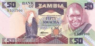 Sambia - 50  Kwacha (#028a_UNC)