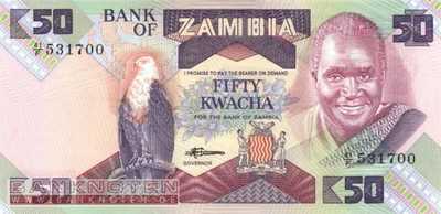 Zambia - 50  Kwacha (#028a_UNC)