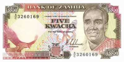 Sambia - 5  Kwacha (#030a_UNC)