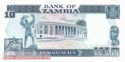 Sambia - 10  Kwacha (#031b_UNC)