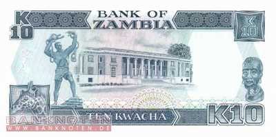 Zambia - 10  Kwacha (#031b_UNC)