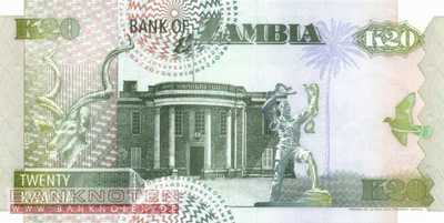 Sambia - 20  Kwacha (#036a_UNC)